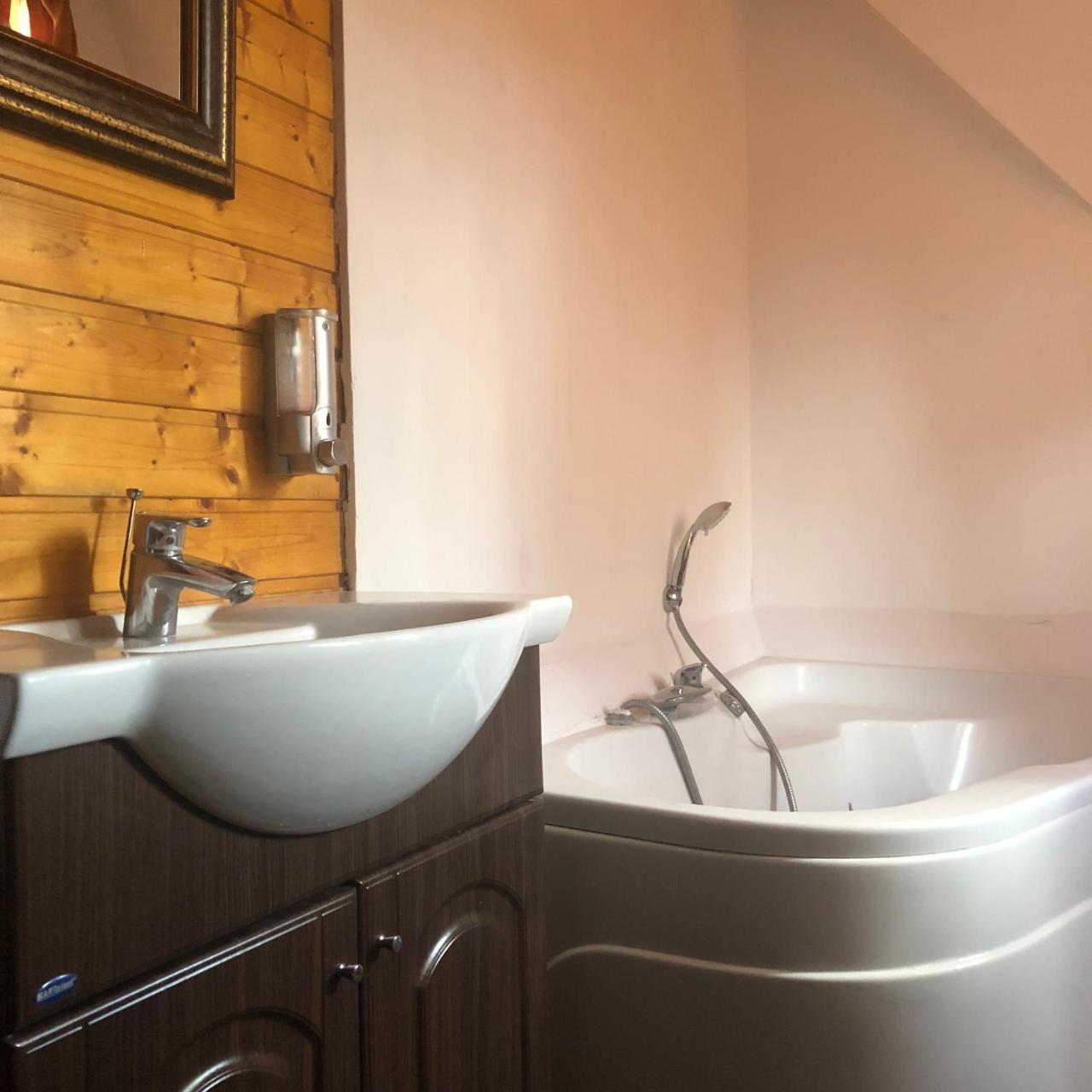 布拉索夫Hot Tub Chalet Retreat别墅 外观 照片