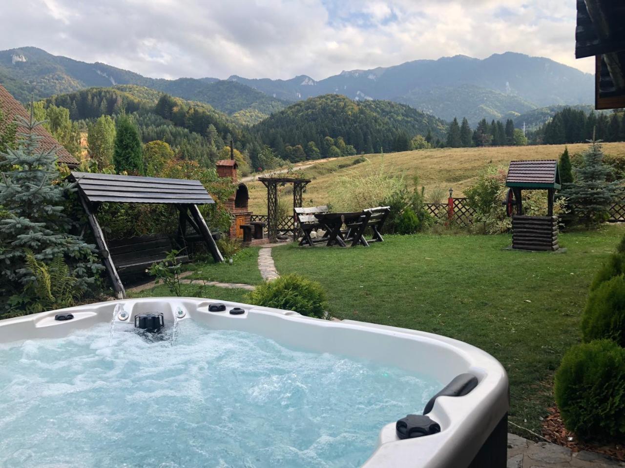布拉索夫Hot Tub Chalet Retreat别墅 外观 照片